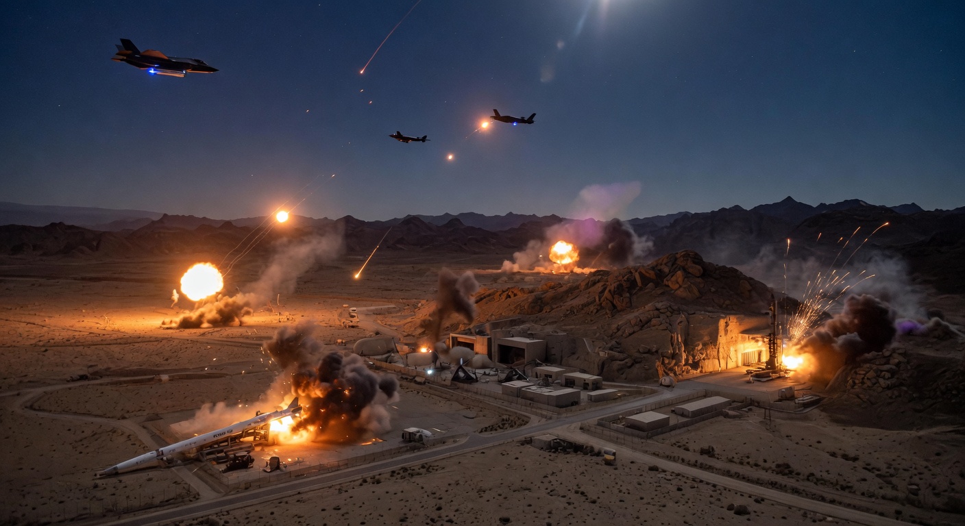 Precision airstrikes on Iranian ballistic missile and nuclear facilities during Operation Epic Fury