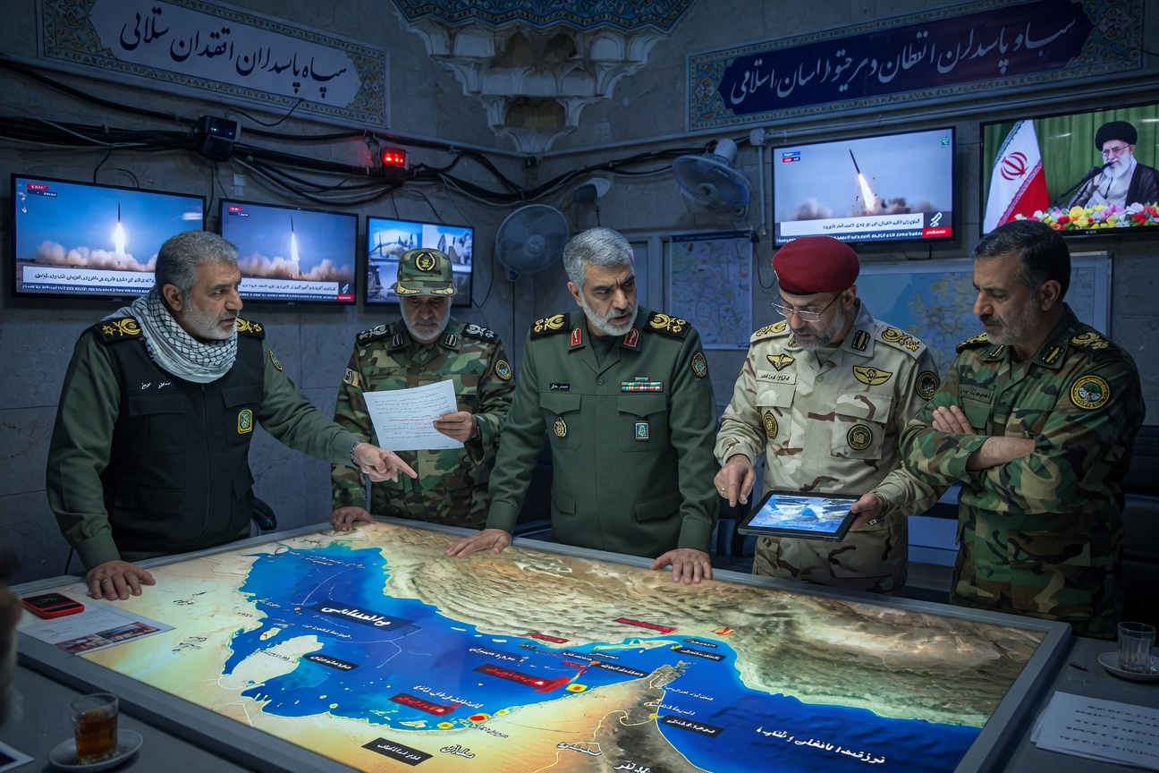 IRGC commanders in strategic operations center amid post-Khamenei power consolidation
