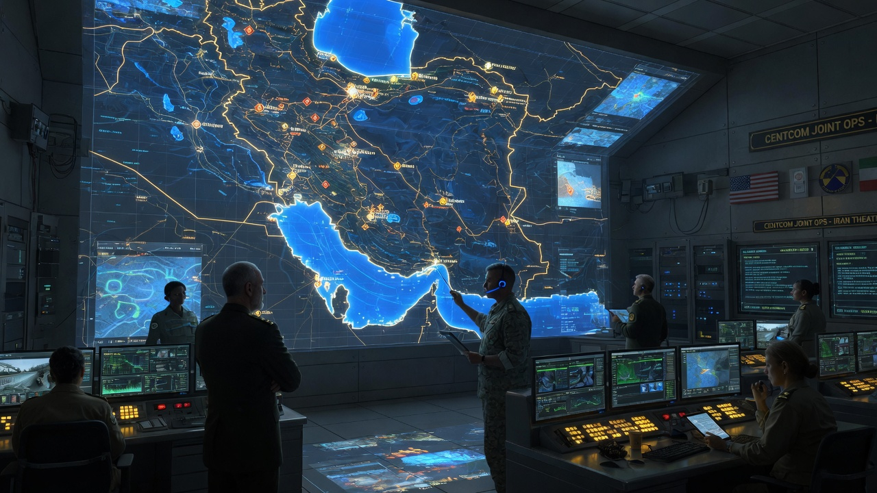 Maven Smart System command center during Operation Epic Fury